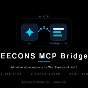 EECONS MCP Bridge — AI-native site operations for WordPress and Divi 5